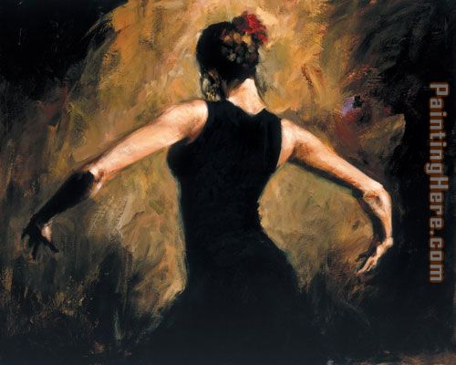 Flamenco III painting - Flamenco Dancer Flamenco III art painting